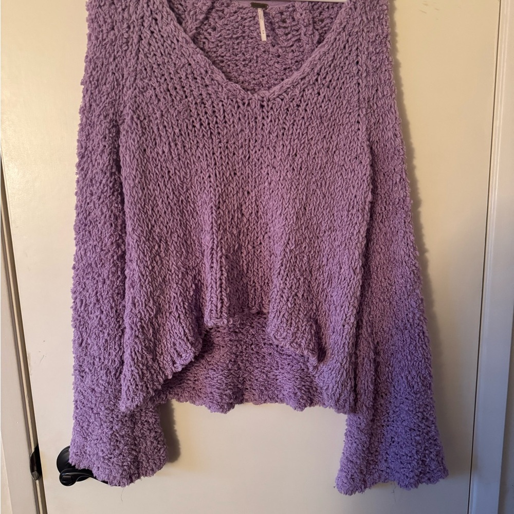 Free People Open Knit Sweater
